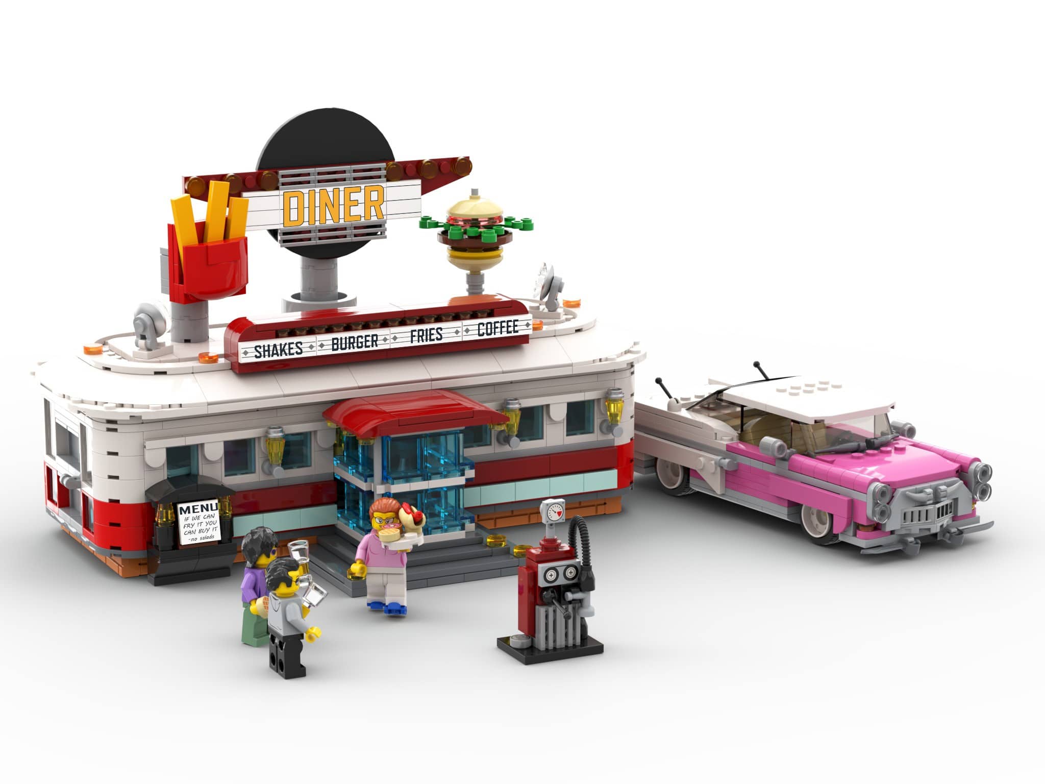 Bricklink Designer Program 2022 1950s Diner Slider 02