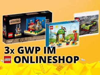 LEGO Onlineshop Drei Gratisbeigaben Mai 2022