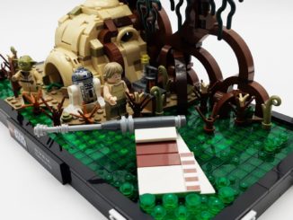 Review LEGO 75330 Jedi Training Auf Dagobah Detail X Wing Heben