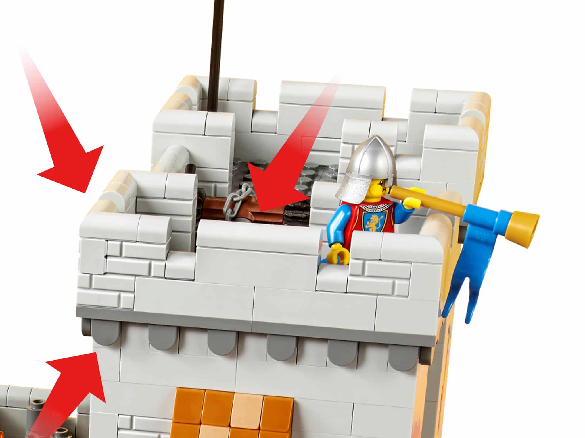 LEGO 10305 Icons Burg Der Loewenritter Neue Teile 02