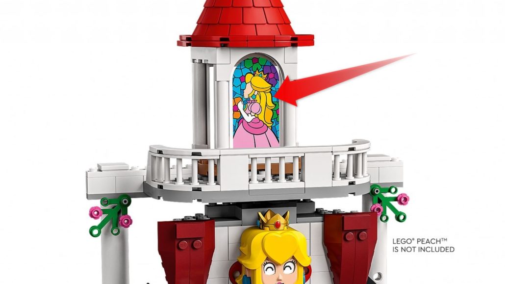 LEGO 71408 Pilz Palast Bedruckte Scheibe