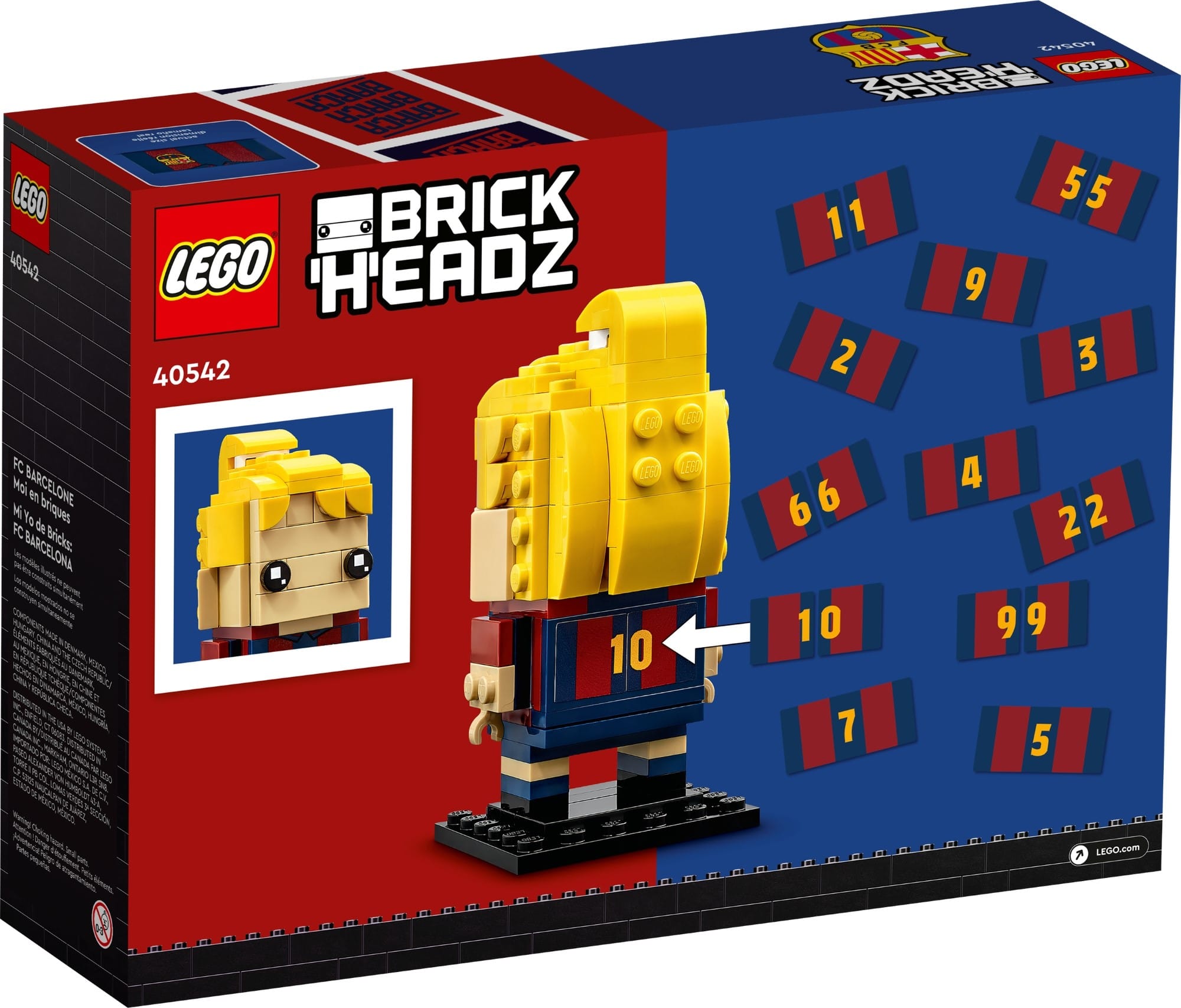LEGO Brickheadz 40542 Fc Barcelona Go Brick Me 10