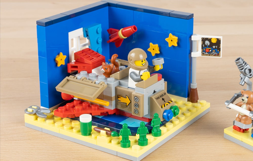 LEGO Ideas 40533 Cosmic Cardboard Adventure Vergleich 01 LEGO Ideas 40533 Cosmic Cardboard Adventure Vergleich 01