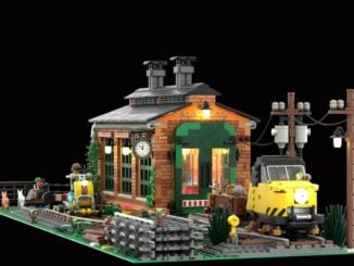 LEGO Ideas Old Train Engine Shed (1)