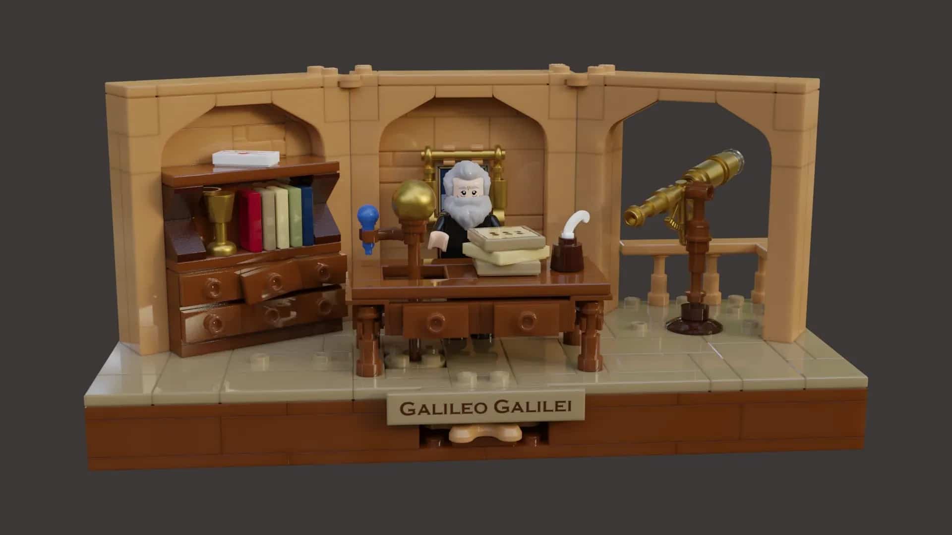LEGO Tribute To Galileo Galilei 1