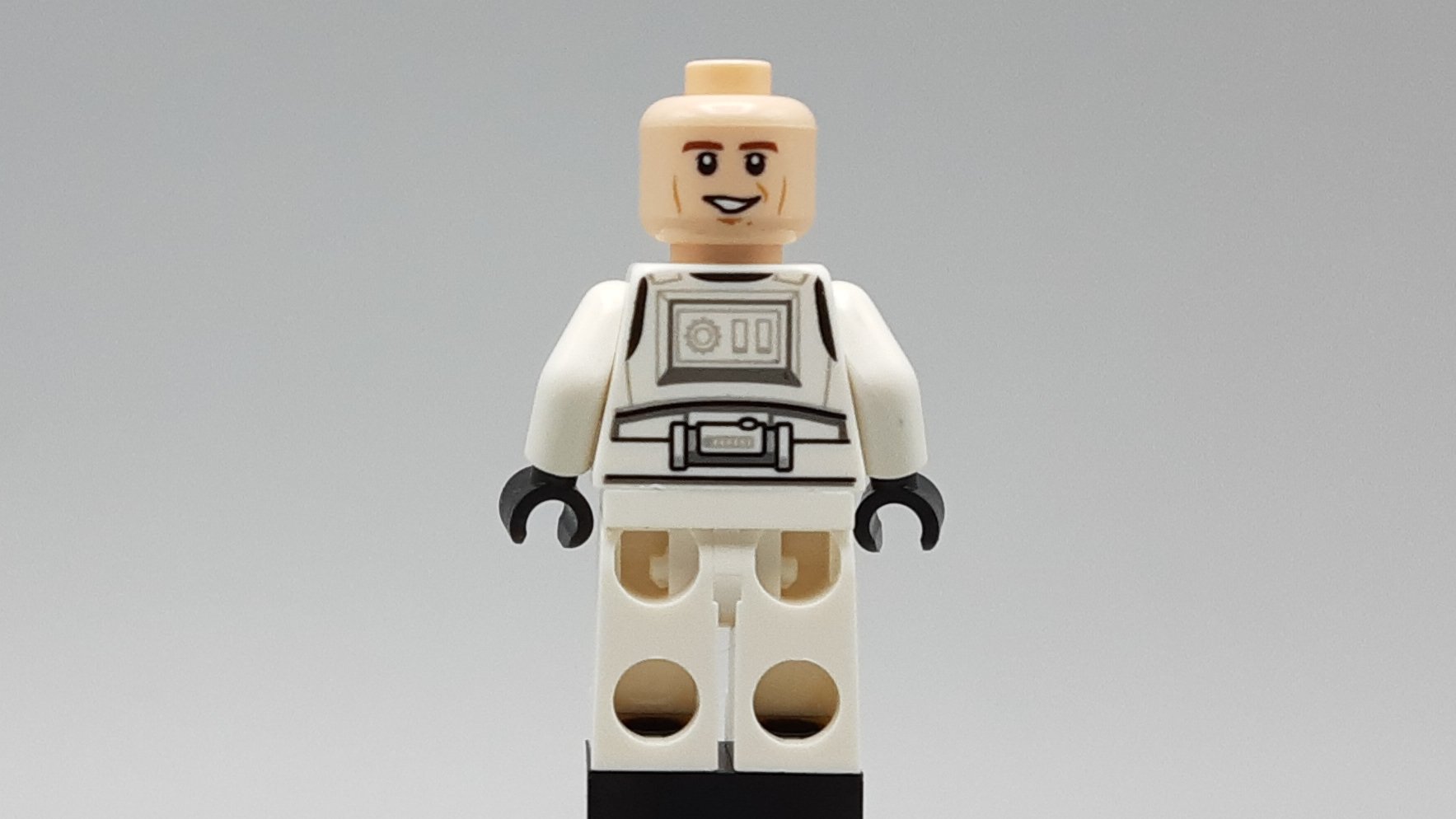Lego Star Wars 4 Fliesen 1 x 4 in neu hell grau 