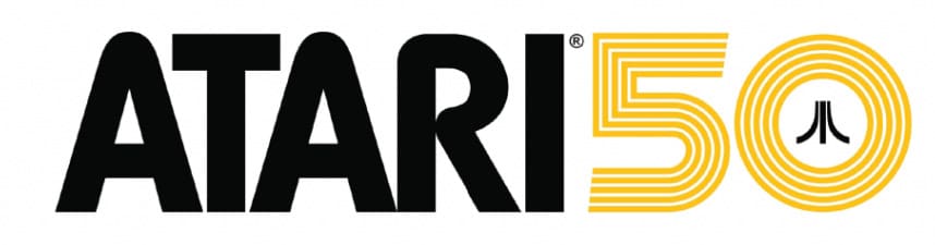 Atari 50 Jahre Logo