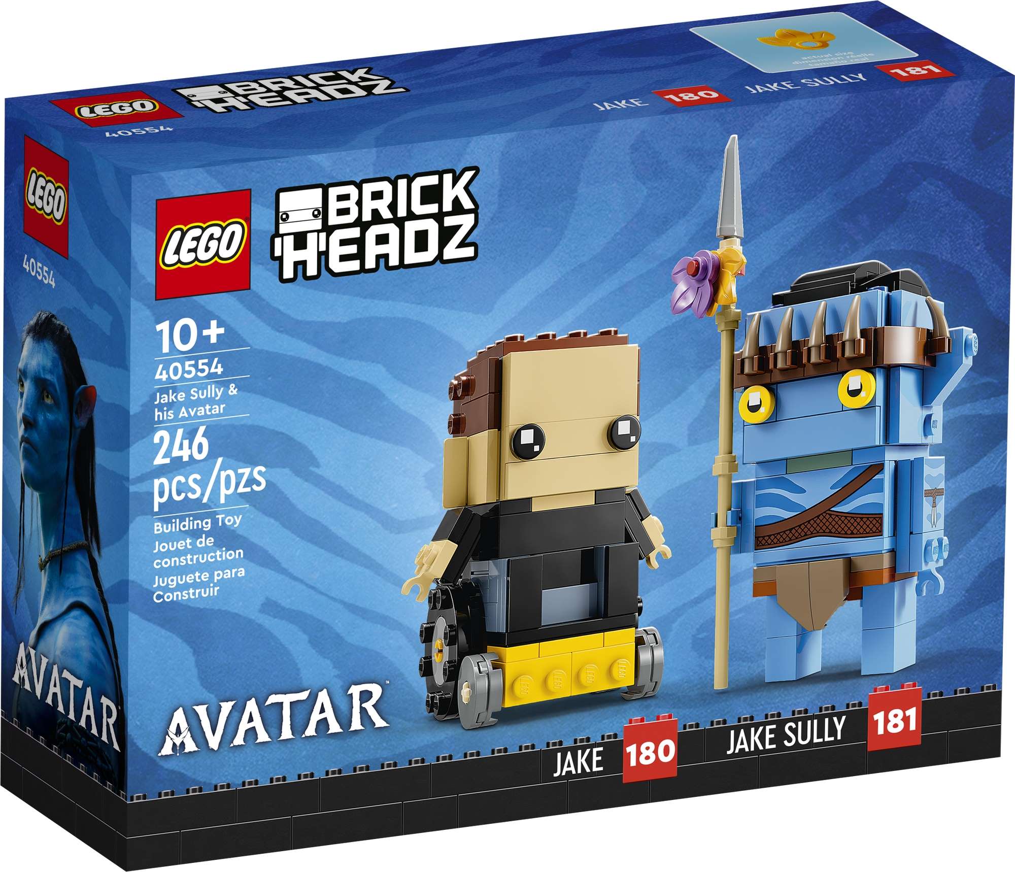 LEGO Brickheadz 40554 Jake Sully and His Avatar 2