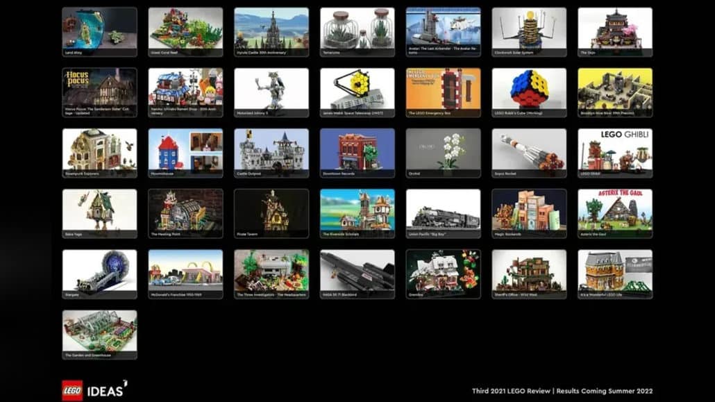 LEGO Ideas Ergebnisse 3 Reviewphase 2021 LEGO Ideas Ergebnisse 3 Reviewphase 2021