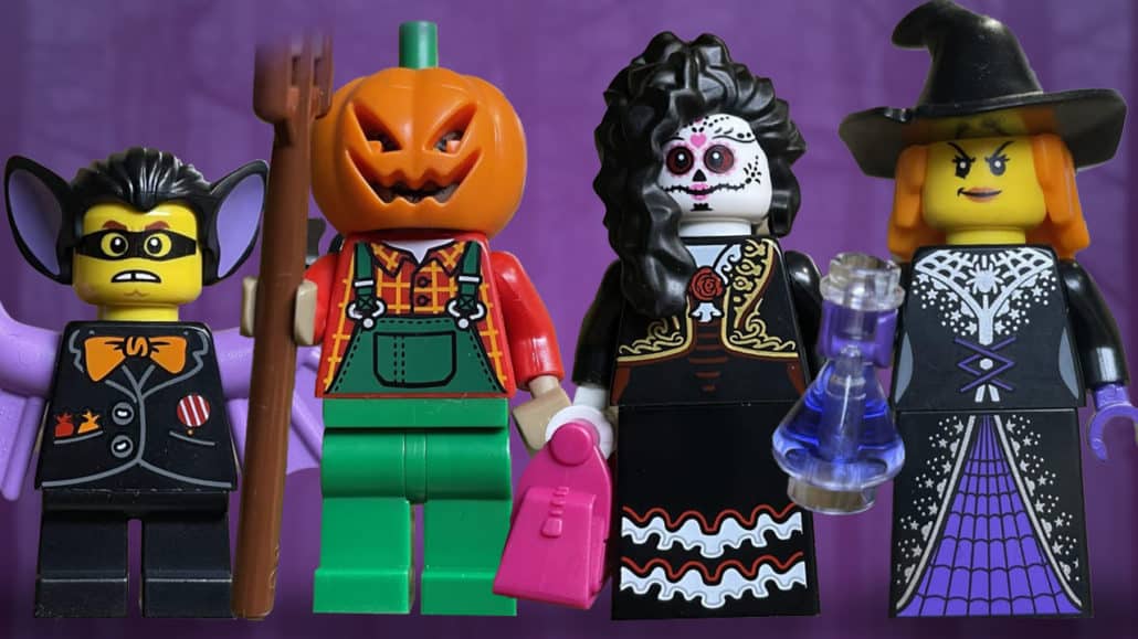 LEGO Build A Minifigure Tower September Herbst Halloween