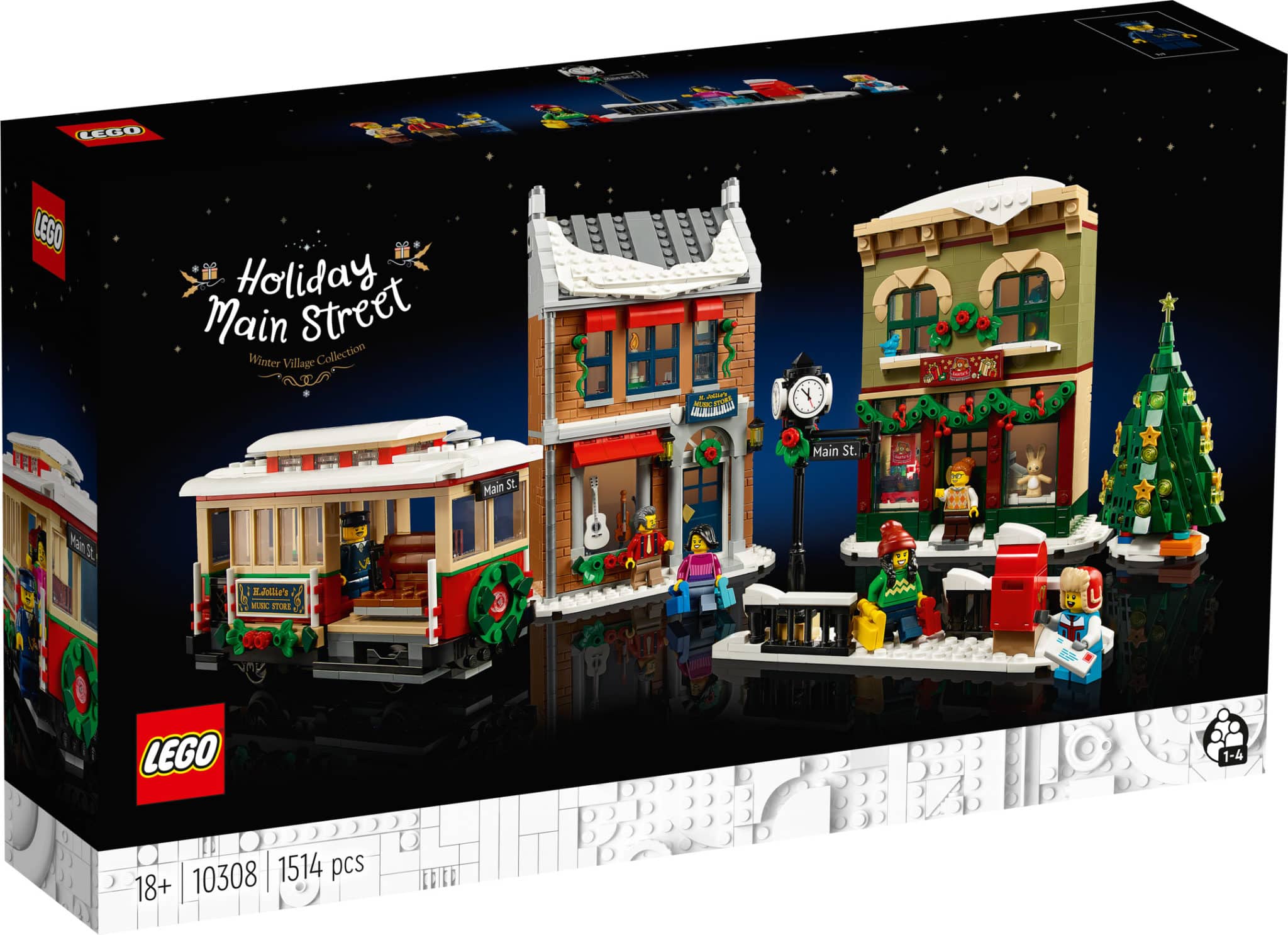 LEGO Icons 10308 Winter Village Main Street 20