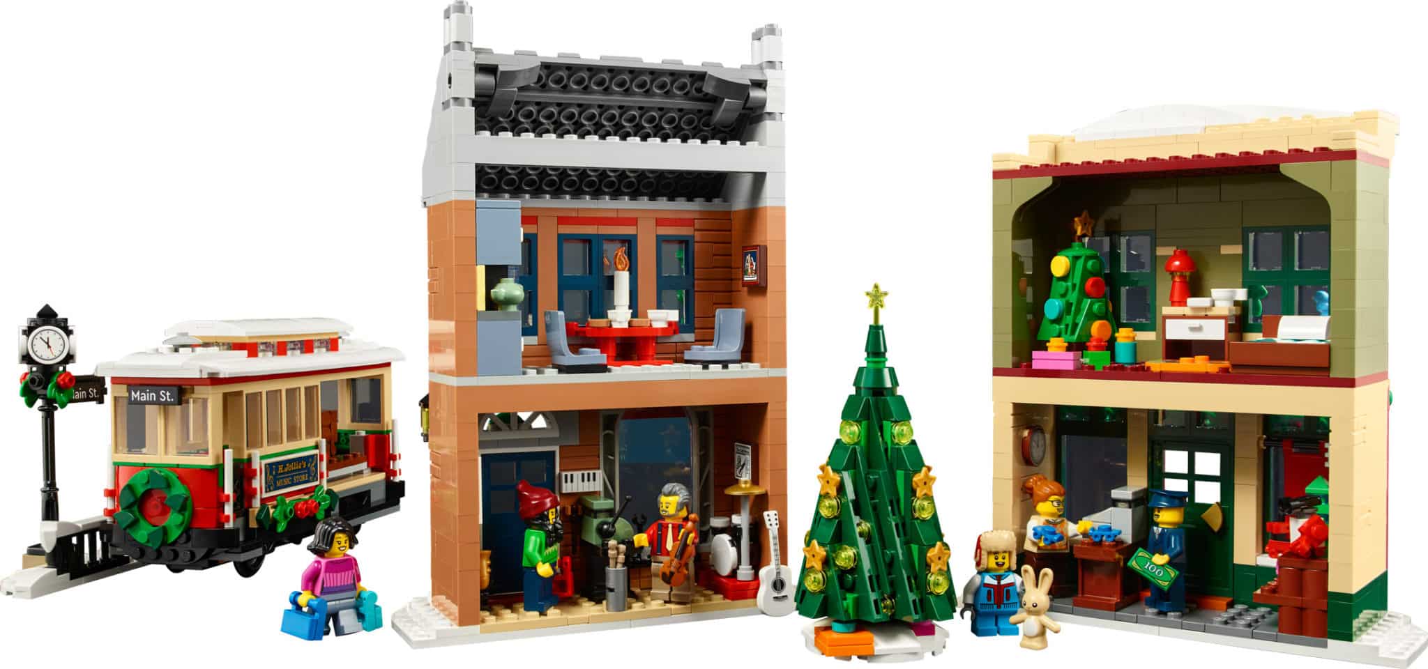 LEGO Icons 10308 Winter Village Main Street 9