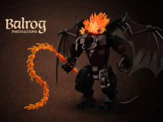 LEGO Lord Of The Rings Balrog Instructions Anleitung