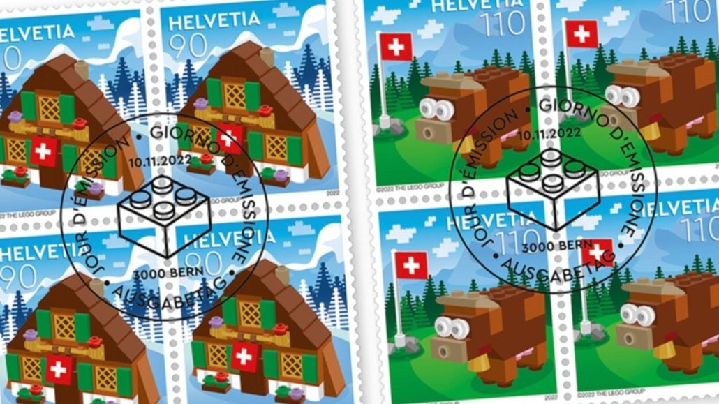 LEGO Sonderbriefmarken Schweiz