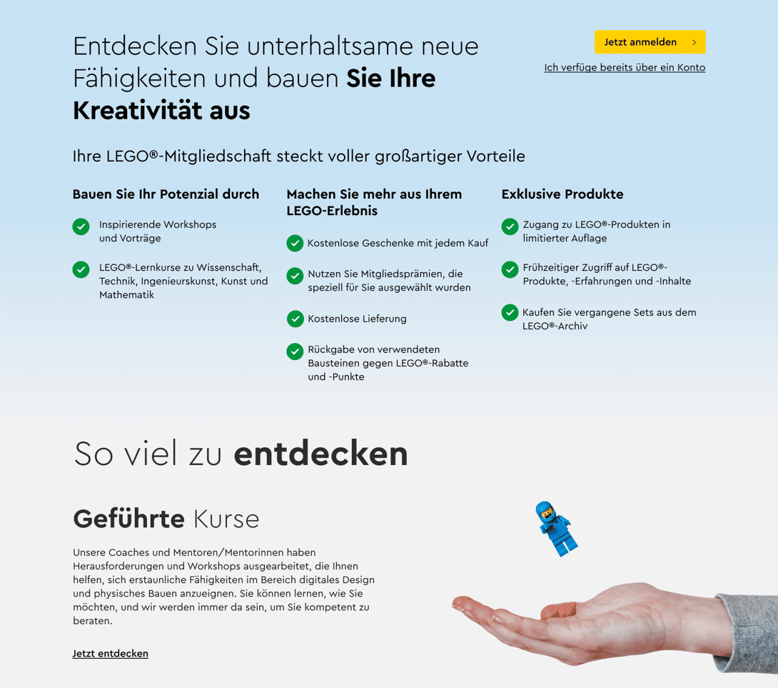 LEGO Mitgliederprogramm Umfrage 2 Variante 2 2