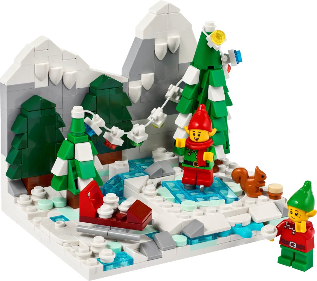 LEGO Other 40564 Weihnachtselfen Szene 1