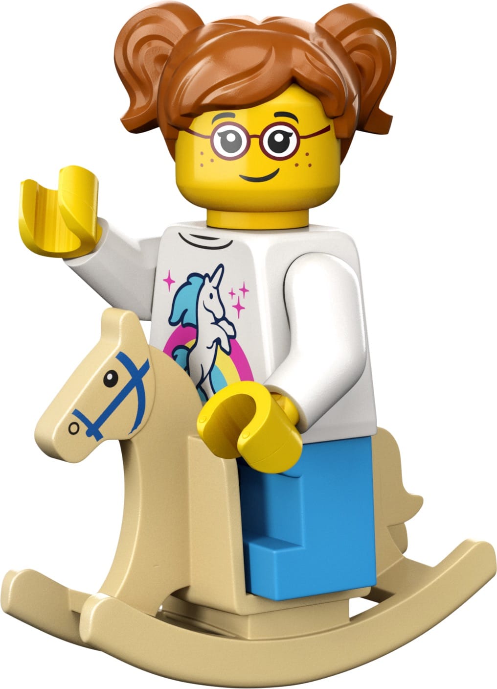 LEGO 71037 Minifiguren Serie 24 Maedchen Mit Schaukelpferd