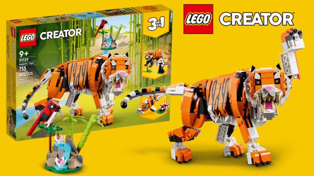 LEGO Creator 31129 Majestätischer Tiger Titelbild LEGO Creator 31129 Majestätischer Tiger Titelbild