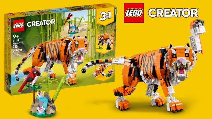 LEGO Creator 31129 Majestätischer Tiger Titelbild