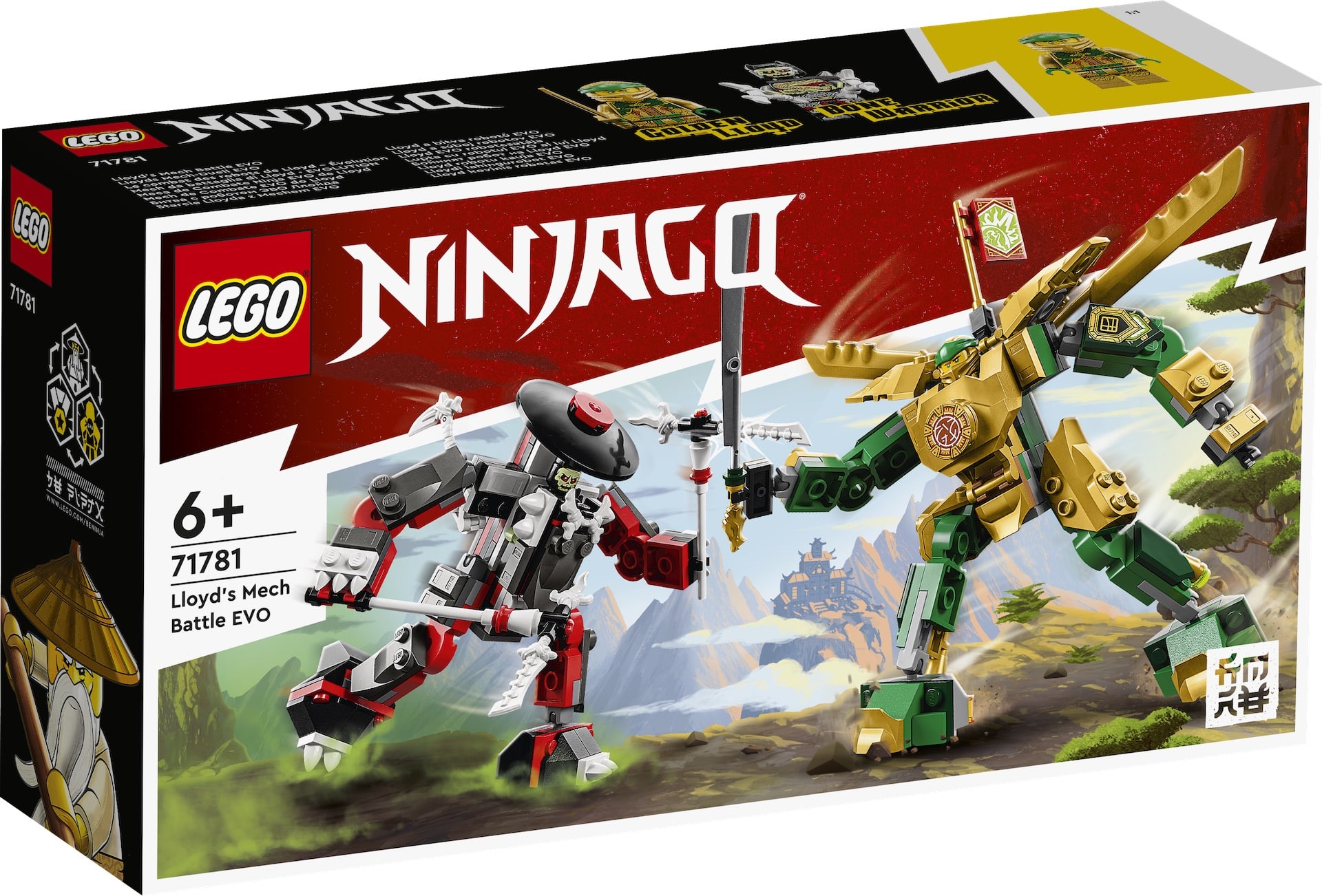 LEGO Ninjago 71781 Lloyds Mech Duell Evo 1