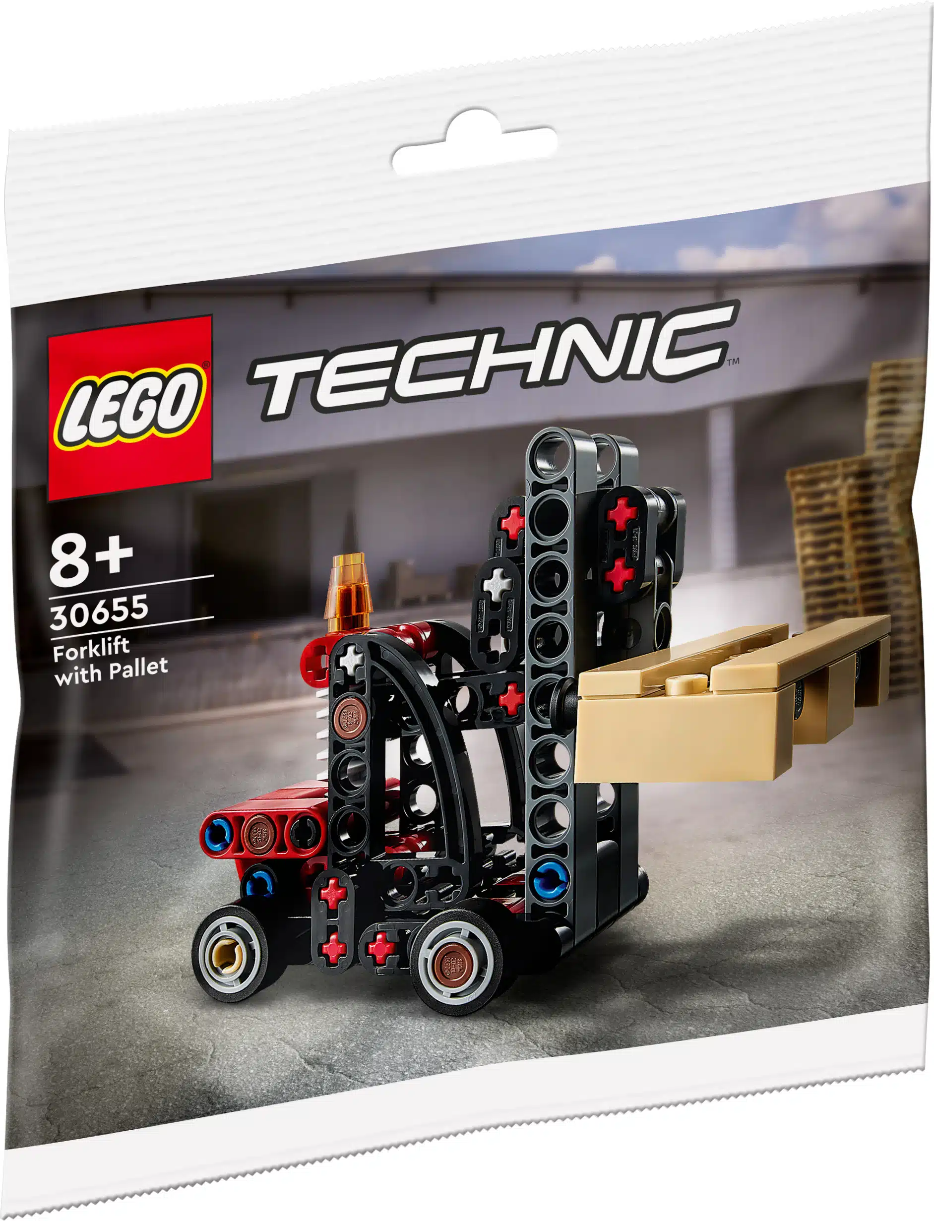 LEGO-Technic-30655-Gabelstapler-mit-Pale