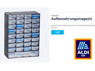 Aldi Sued Kleinteilmagazine Workzone LEGO Sortierung