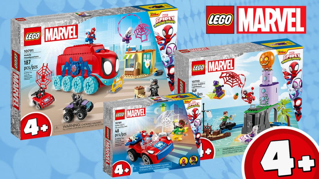 LEGO Marvel 2023 Spidey Friends 4+ Sets Januar