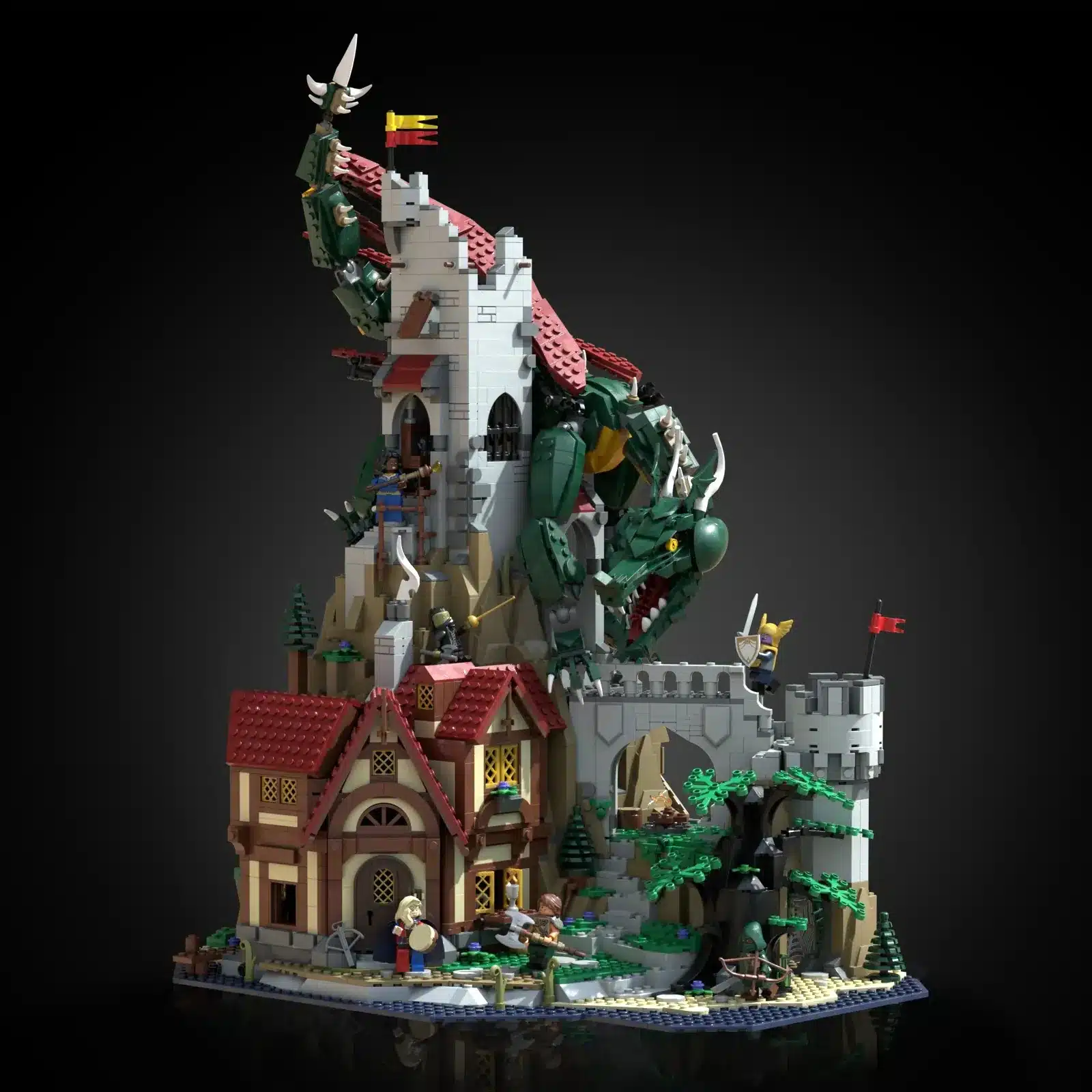 LEGO Ideas x Dungeons & Dragons Dragons’s Keep Journey’s End wird