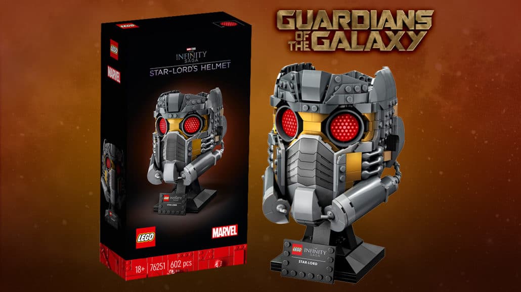 LEGO Marvel 76251 Star Lord Helm Guardians Of The Galaxy LEGO Marvel 76251 Star Lord Helm Guardians Of The Galaxy