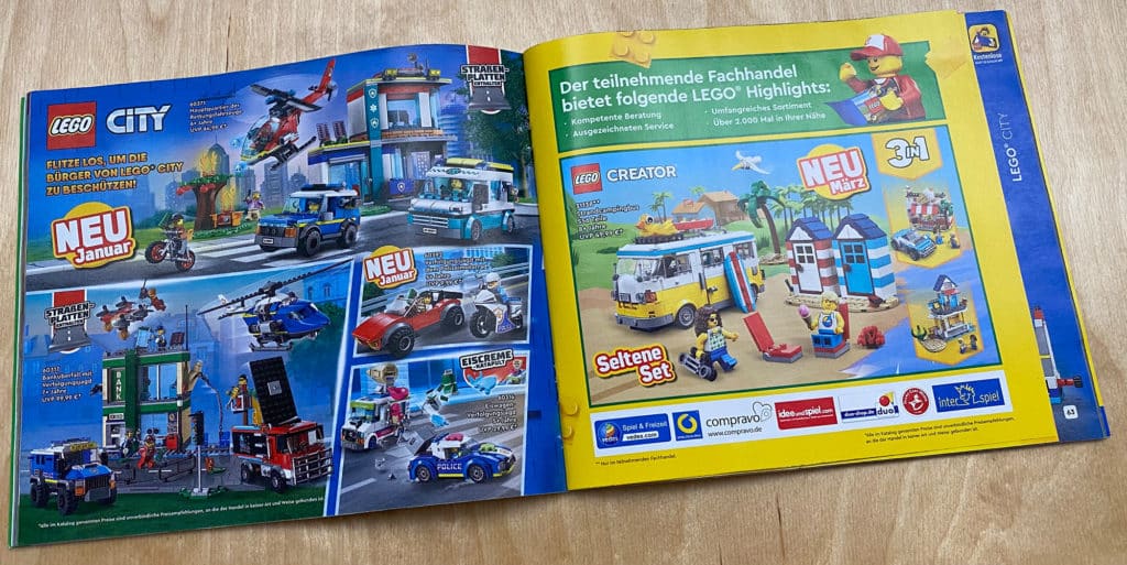 LEGO Katalog für das 1. Halbjahr 2023 für Deutschland und wenige andere