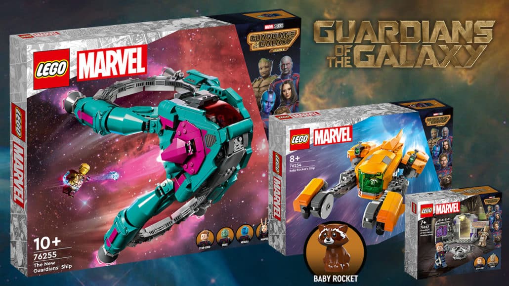 LEGO Guardians Of The Galaxy Vol 3 Sets 76253 76254 76255