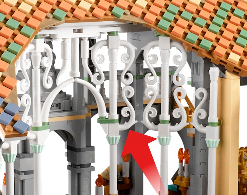 LEGO Herr Der Ringe 10316 Bruchtal Neue Teile Ornament