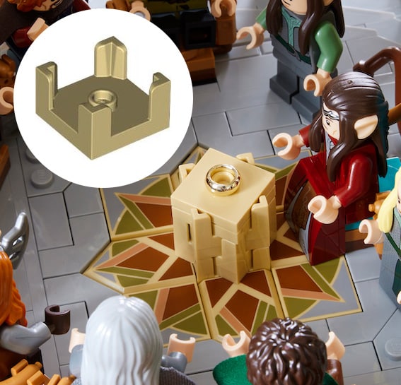 LEGO Herr Der Ringe 10316 Bruchtal Neue Teile Podest Shalker Box