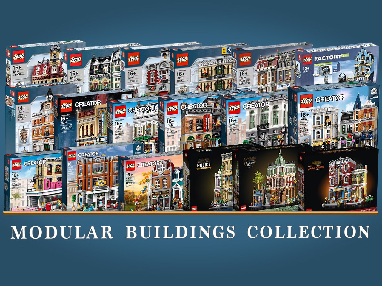 LEGO Modular Buildings: Alle 18 LEGO Icons