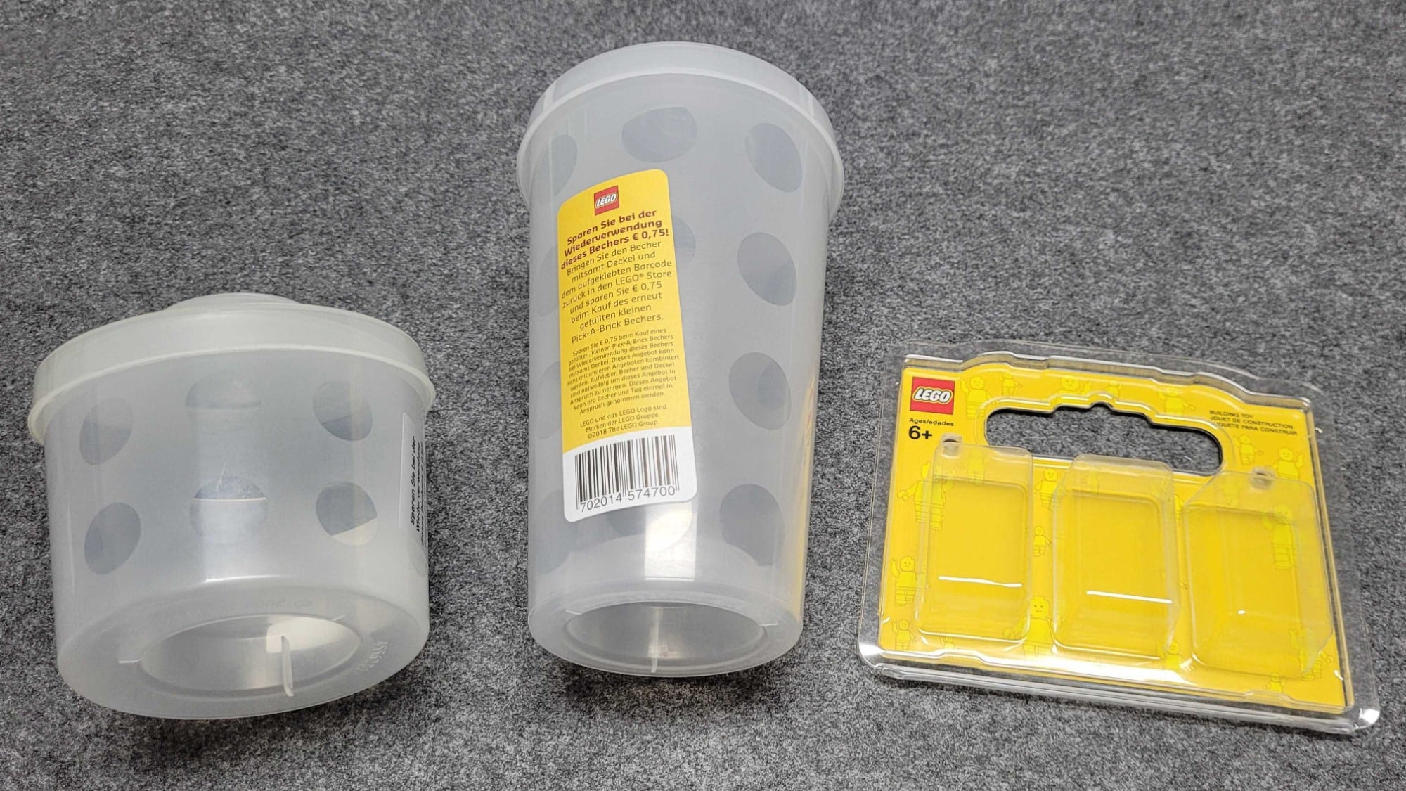 LEGO Pick A Brick Becher Minifiguren Blister Alt