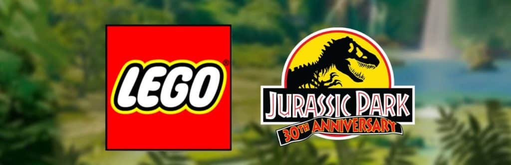 LEGO Jurassic Park 2023 Banner 30 Jahre