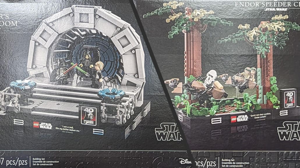 LEGO Star Wars 75352 Thronsaal 75353 Endor Speeder Chase Erste Bilder