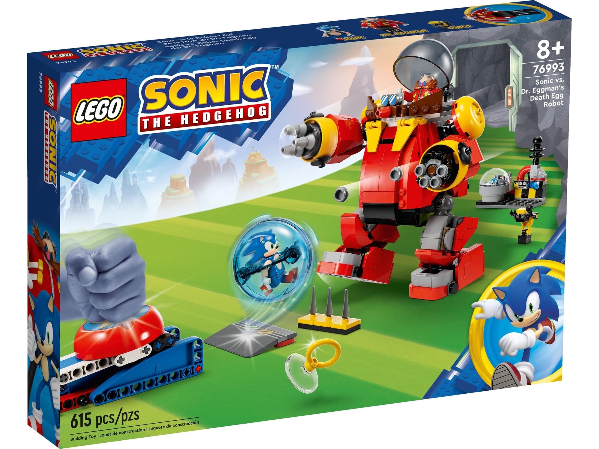 LEGO Sonic 76993 Sonic Vs. Dr. Eggmans Death Egg Roboter 2