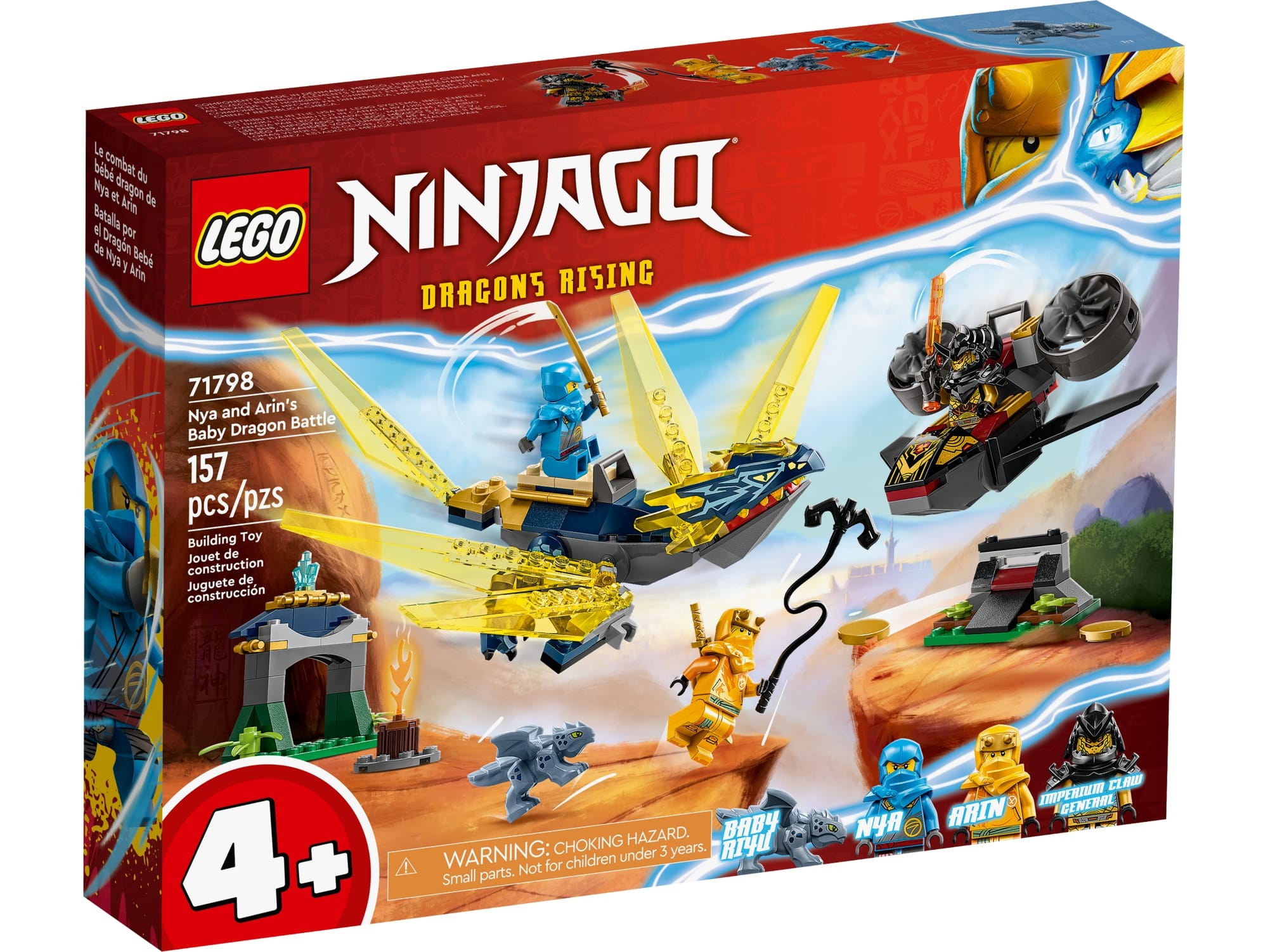 LEGO Ninjago 71798 Duell Zwischen Nya Und Arins Babydrachen 2
