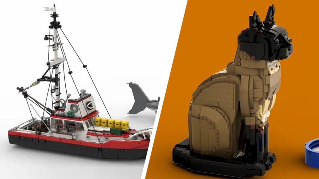 LEGO Ideas Ergebnisse Mai 2023 Katze Jaws