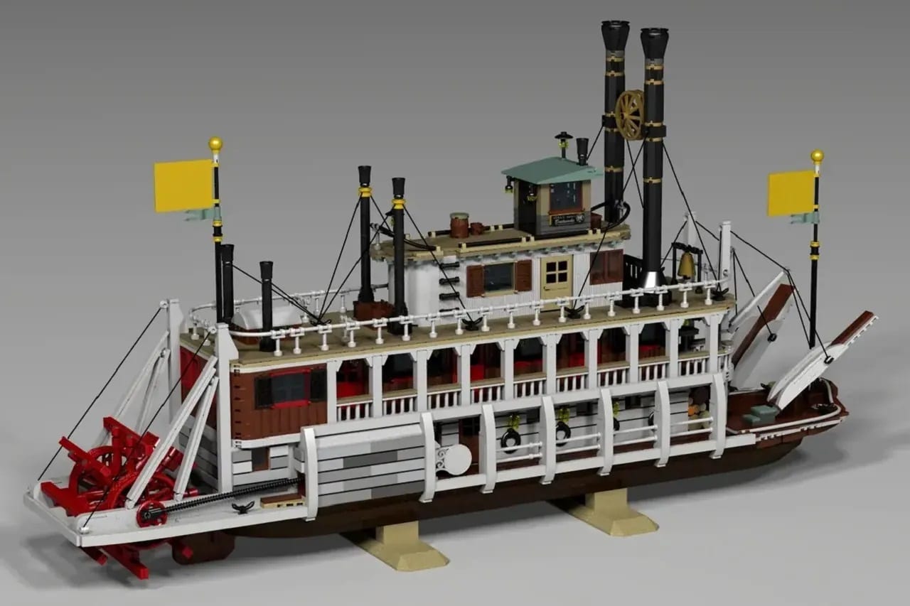 LEGO Ideas Western River Steamboat (1)