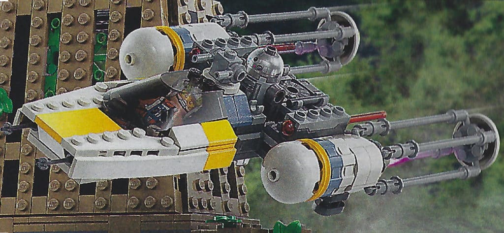 LEGO Star Wars 75365 Rebellenbasis Auf Yavin 4 Y Wing