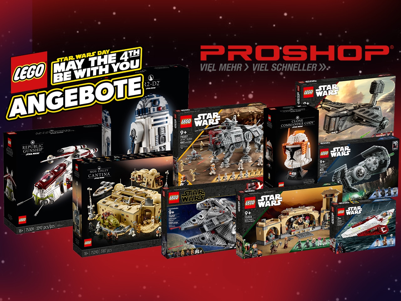 LEGO Star Wars Angebote zum May 4th Proshop: 40% Rabatt!