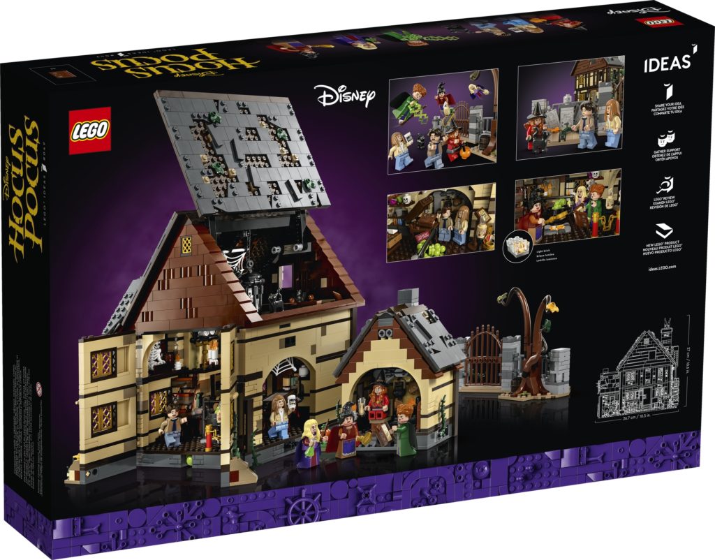 LEGO Ideas 21341 Disney Hocus Pocus Das Hexenhaus Der Sanderson Schwestern 13