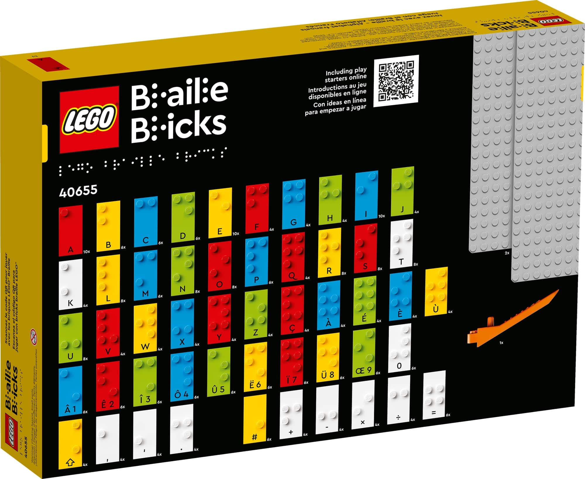LEGO Other 40655 Discover Braille French Alphabet 2