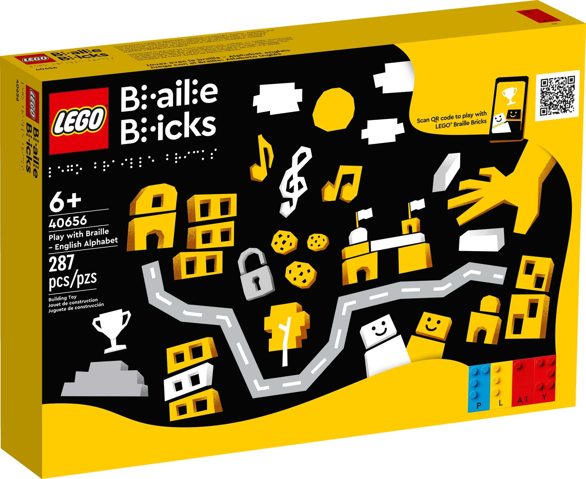 LEGO Other 40656 Play With Braille English 1