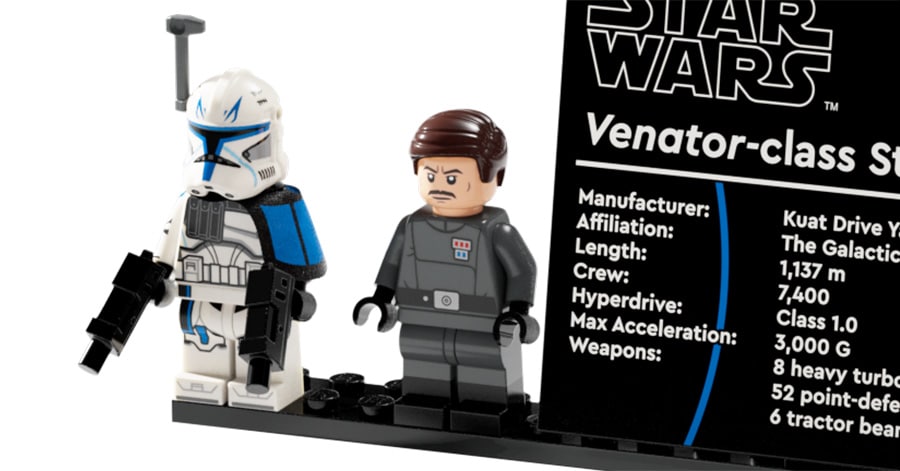 LEGO 75367 Star Wars Clone Wars Ucs Venator Minifiguren Rex Wulff Yularen