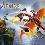 LEGO Vikings 7017 Katapult Nidhogg Drache1