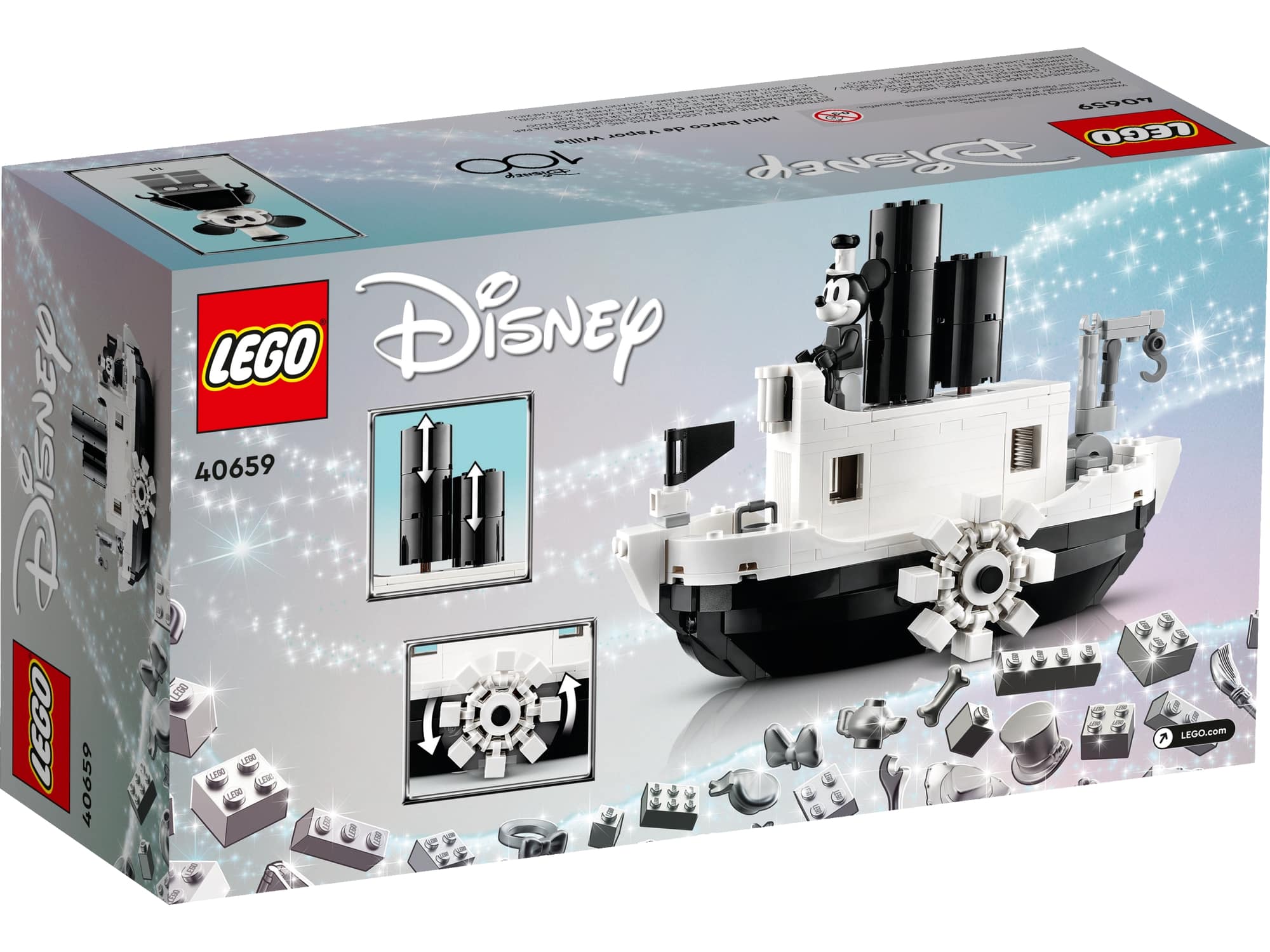 LEGO Disney 40659 Steamboat Willie Mini Modell 3