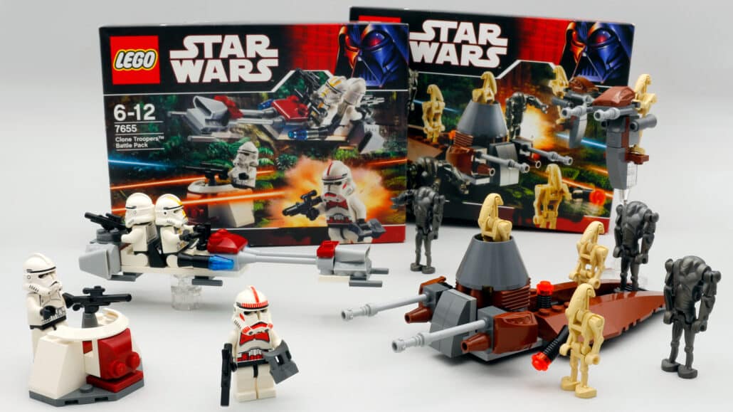 LEGO Star Wars 7654 7655 Battle Packs